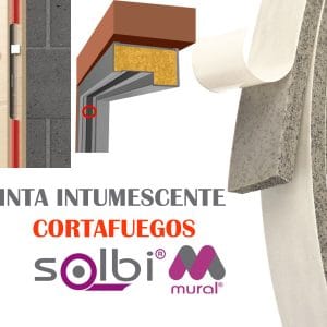 cinta intumescente cortafuegos